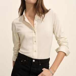 Buck Mason Women's Medium Jersey Bungalow Shirt